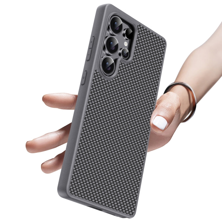 Premium Carbon Fiber & Metal Case | Kevlar Pita Series | Samsung S23/S24 Ultra