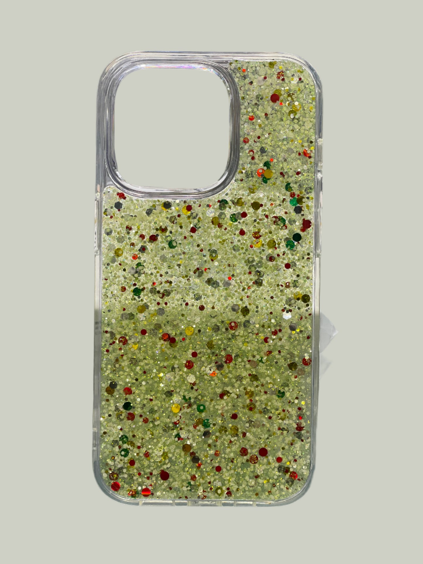 green sparkle iphone case