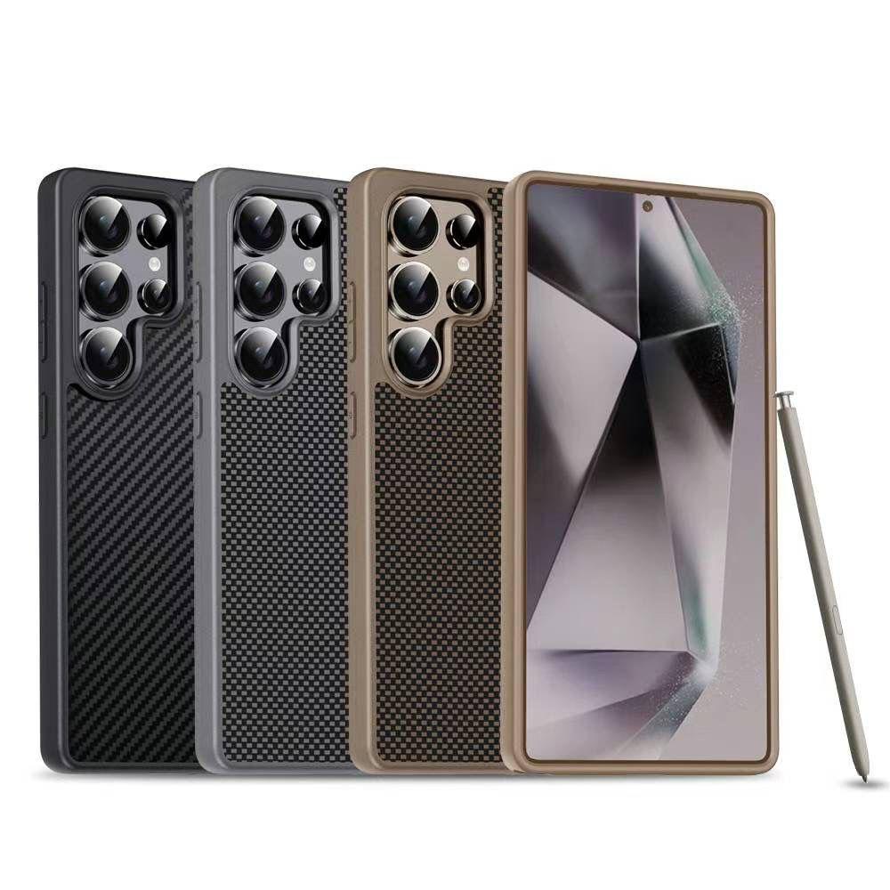 Premium Carbon Fiber & Metal Case | Kevlar Pita Series | Samsung S23/S24 Ultra
