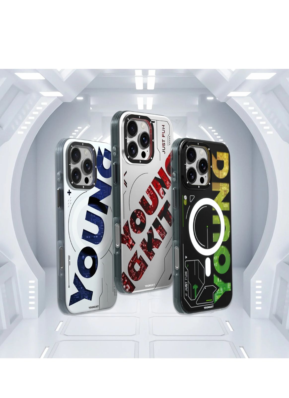 Young-kit Futuristic Series with MagFit for iPhone