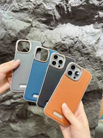 Frame Less Leather Case for iPhone
