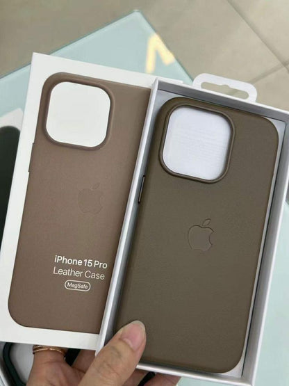 Apple Orignal Leather IC Case for iPhone with MagSafe