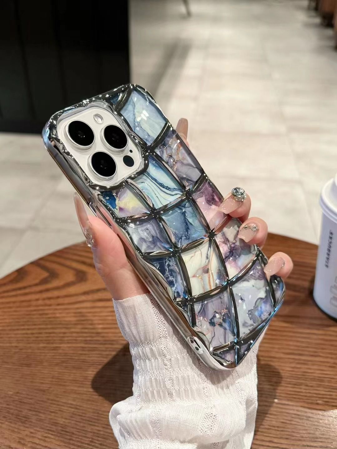 Luxury Puffed Dual Chrome Case for iPhone