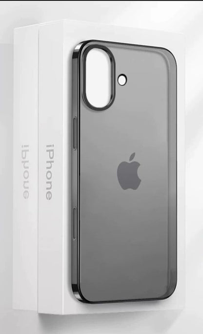 Black Tint Silicon Case for iPhone 16 Series