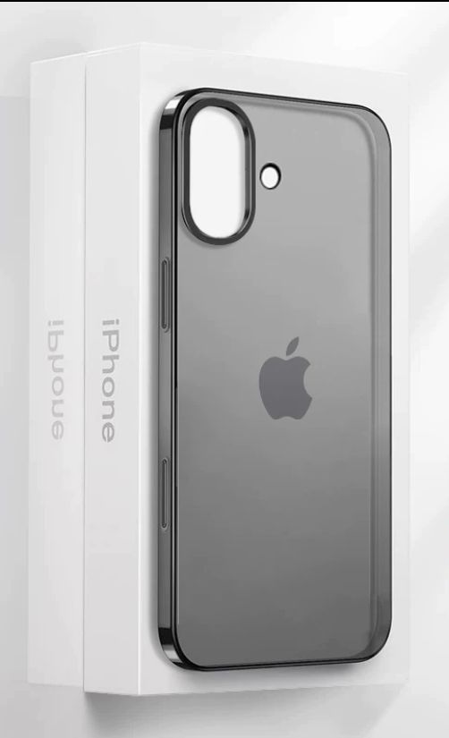 Black Tint Silicon Case for iPhone 16 Series