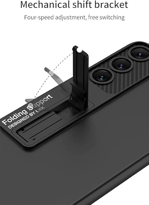Matte Finish Protective Case with Kickstand Case for Samsung