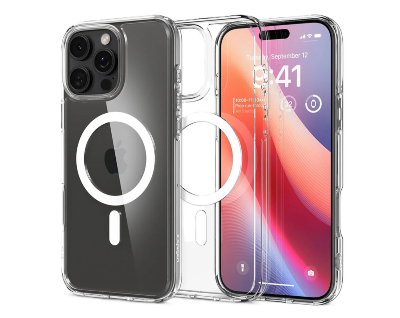 Spigen Clear Case with Magfit for iPhone