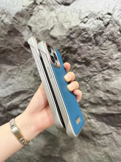 Frame Less Leather Case for iPhone