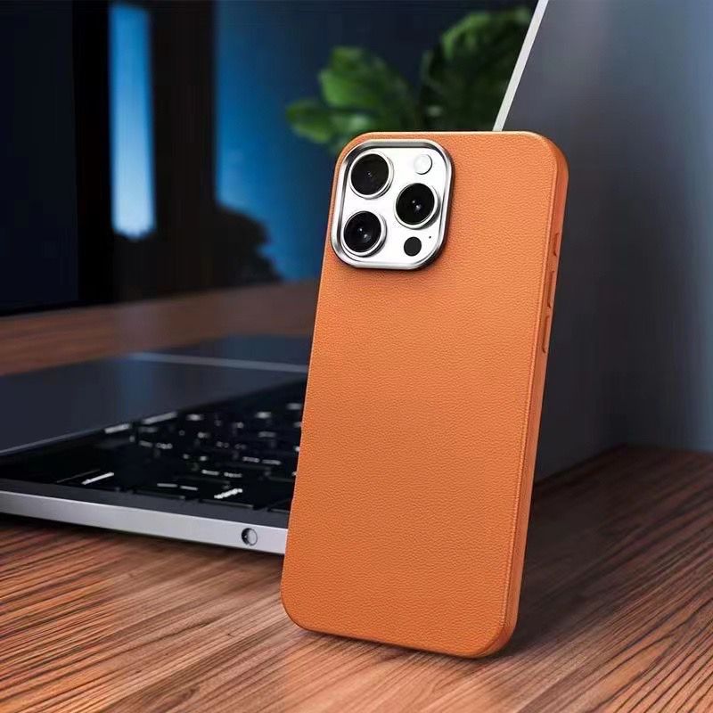 Business Class Leather-Look Protective Case for iPhone
