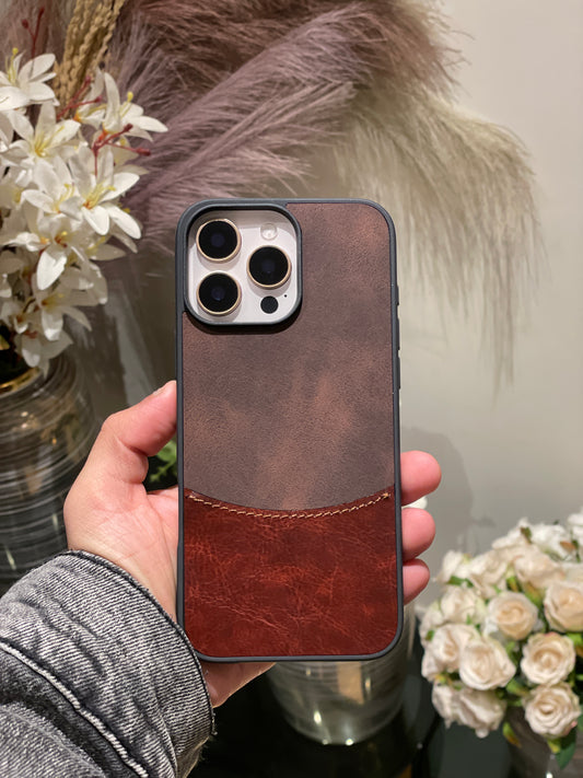 Dual Protective Stitched Leather