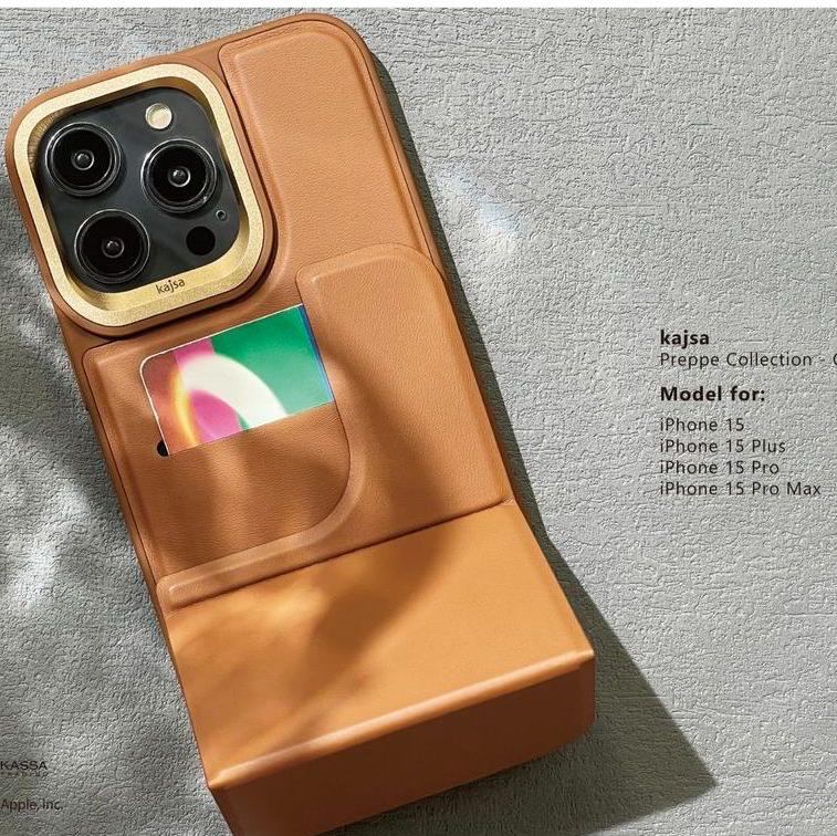 Kajsa Original Preppie Pocket Stand Case for iPhone