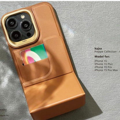 Kajsa Original Preppie Pocket Stand Case for iPhone