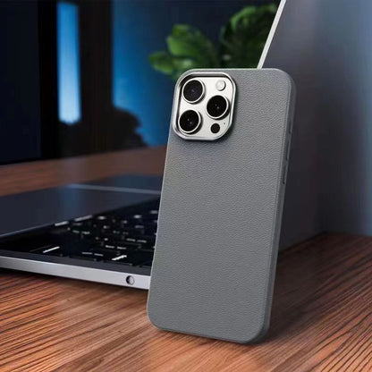 Business Class Leather-Look Protective Case for iPhone