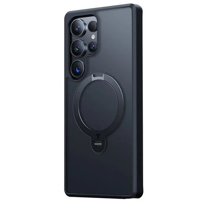Metal Ring Case for Samsung with Wireless Charging