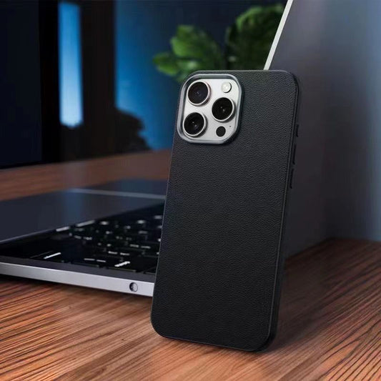Business Class Leather-Look Protective Case for iPhone