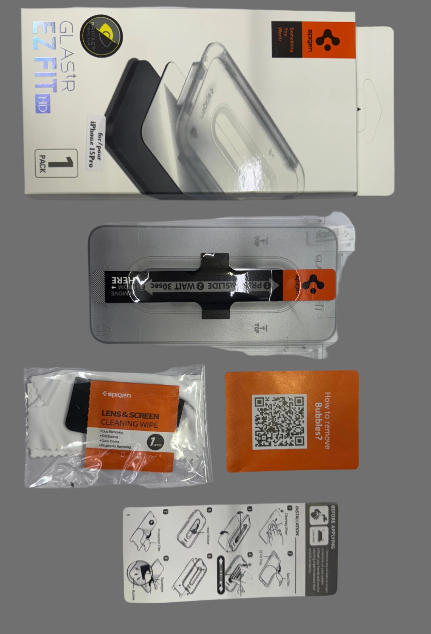 Spigen Ultra HD Glass with Easy Installer