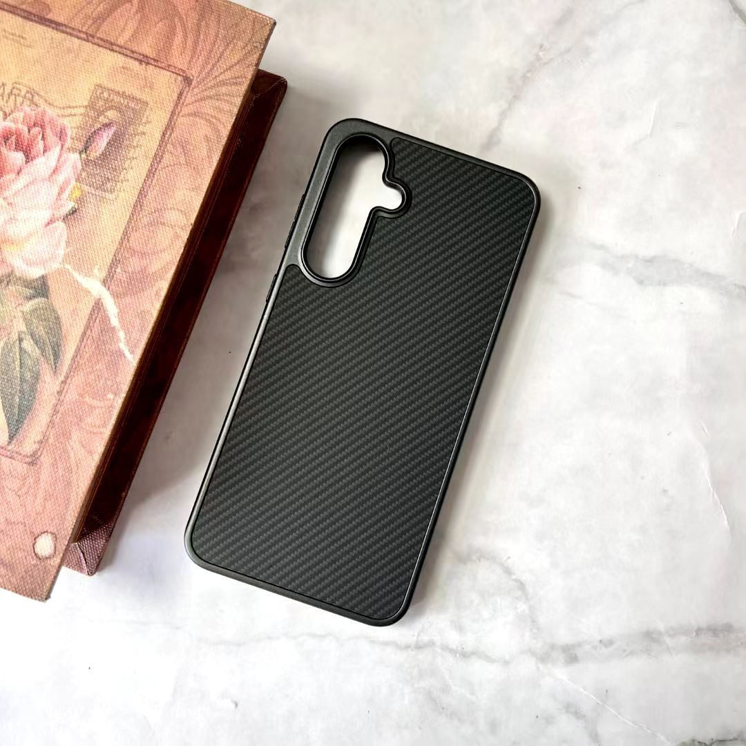 Premium Carbon Fiber & Metal Case | Kevlar Pita Series | Samsung S23/S24 Ultra