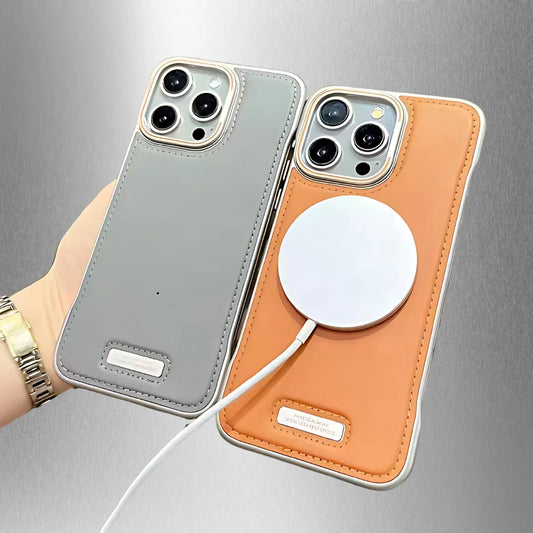 Frame Less Leather Case for iPhone