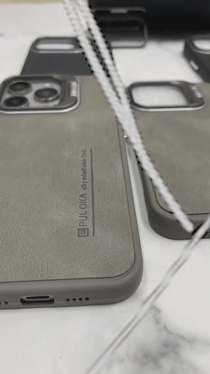 CamShield Leather Case for iPhone